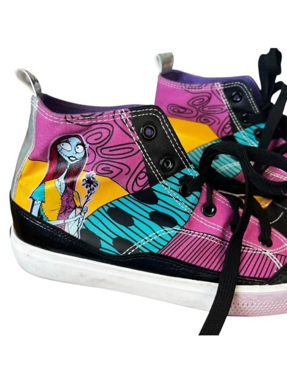 Ground Up Disney The Nightmare Before Christmas High Top Sneakers Size 8 1/2